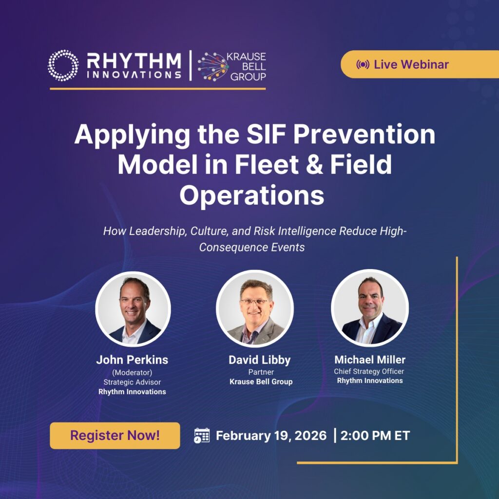 Webinar February 19, 2026 Applying the SIF Prevention Model to Fleet and Field Services